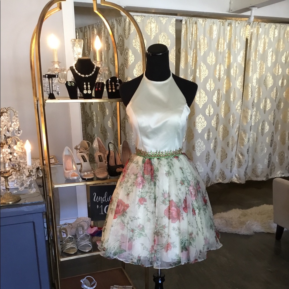 Sherri Hill Floral Prom Dress